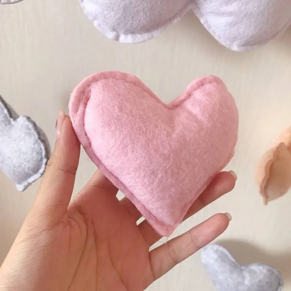 

Cloud Raindrop Hanging Decor Heart Type Pink Baby Room Decoration Baby Shower Nursery Hanging Clouds Decorations