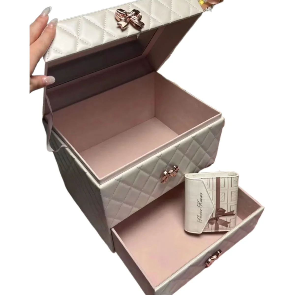 フラワーノーズクリスマスBOX小物入れ Flower Knows Christmas Limited Edition Jewelry Box Leather Storage