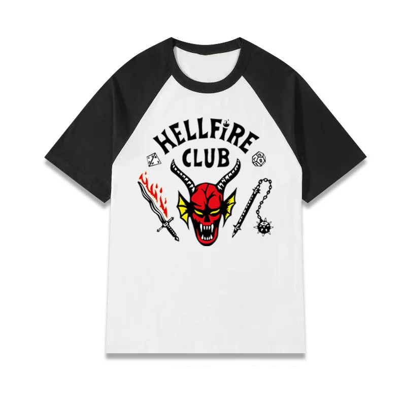 

Футболка унисекс с принтом H-Hellfire в стиле Wild Style, повседневная, с коротким рукавом, в стиле американского телешоу, 2026