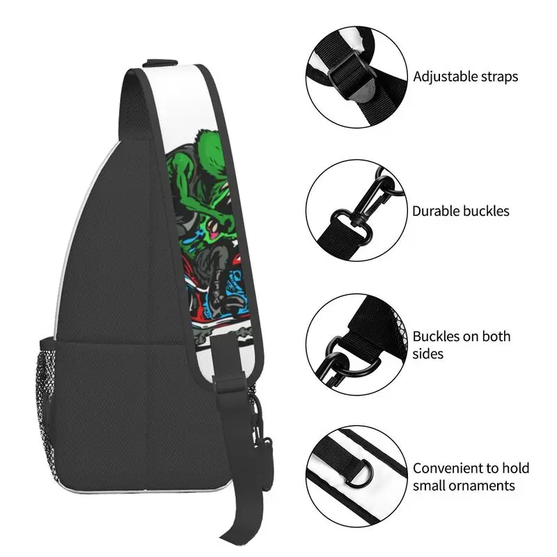 Mochila de Anime personalizada para hombre, bandolera de hombro, pecho, mochila de viaje