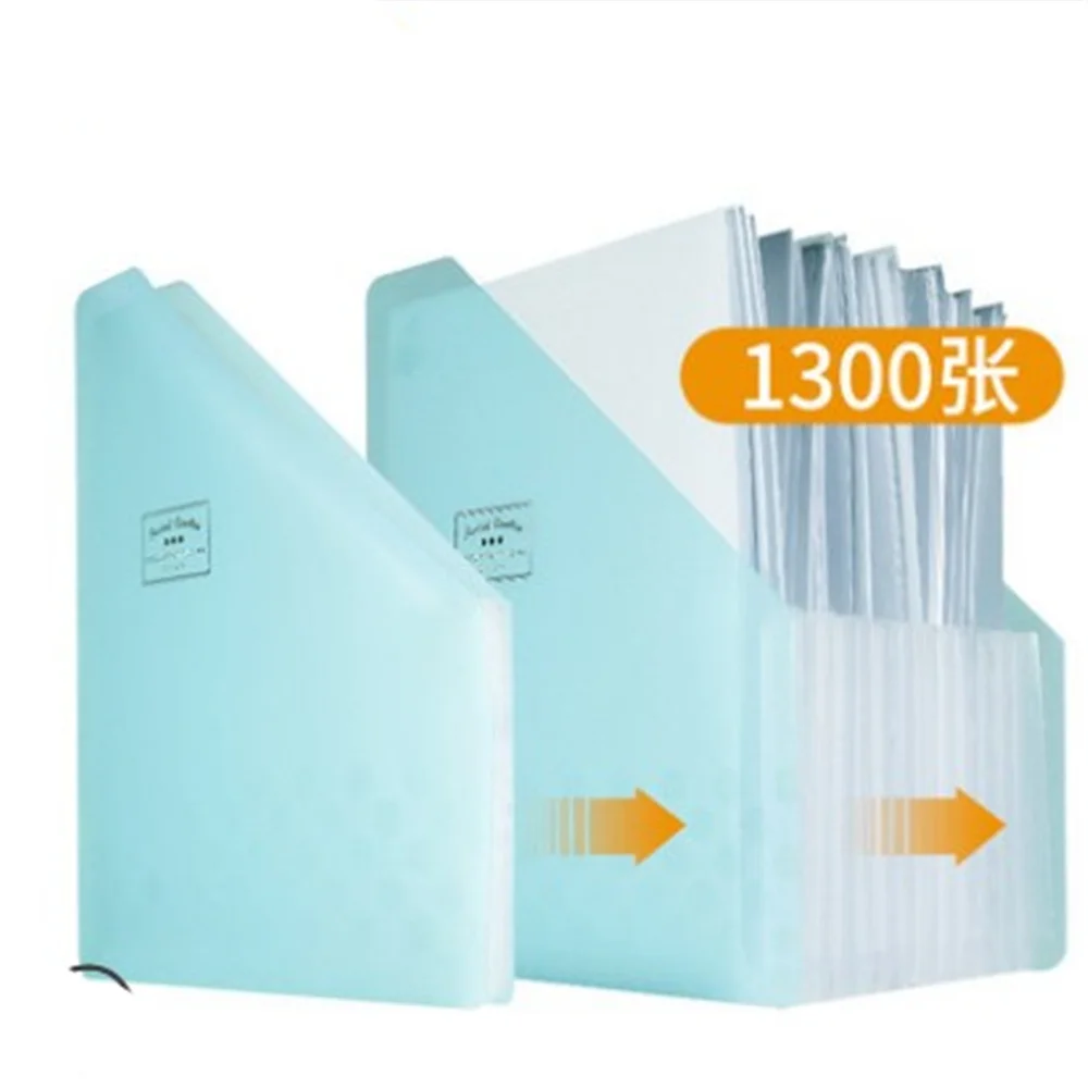 حامل باستيل كوكي توسيع المحفظة الطالب A4 أوراق مكتب التشطيب حقيبة مجلد #4