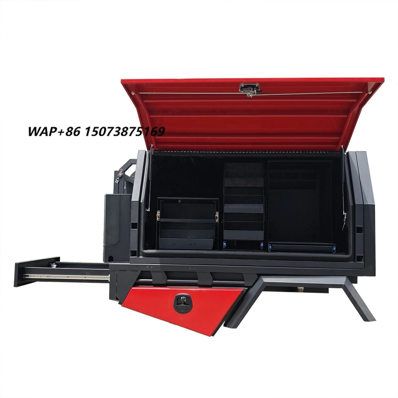 Custom Double Cab Ute Tray and Aluminum Canopy for Pickup Truck Camper Tool Box for 4x4 Pickups