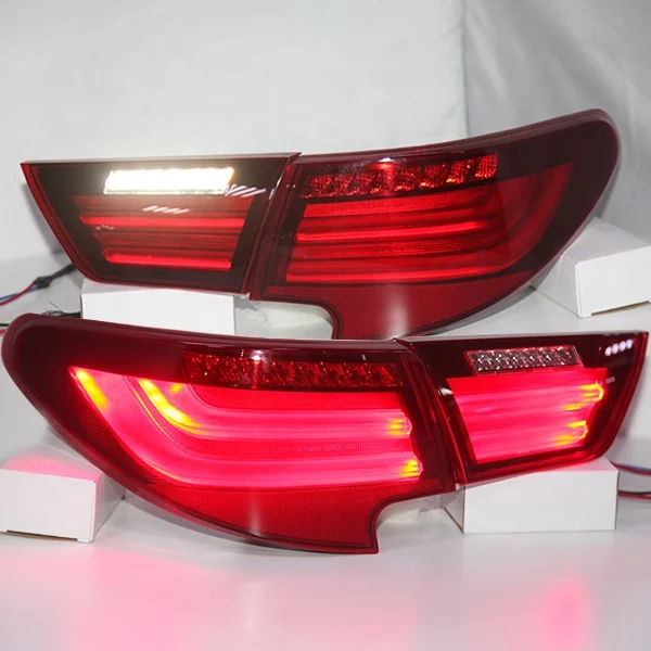 Led REAR LIGHT For TOYOTA Mark X / Reiz LED Tail Lamp 2013-2018 Red Color BZW