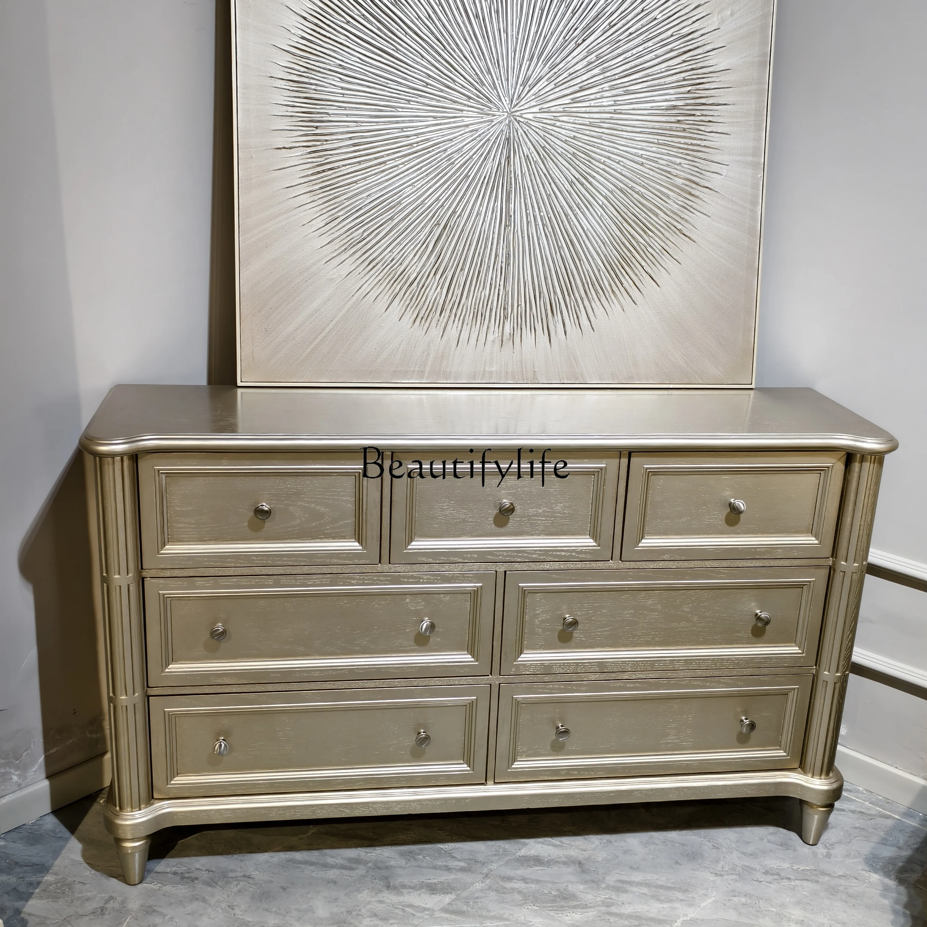 

American porch cabinet, drawer, seven buckets, bedroom, locker, TV cabinet