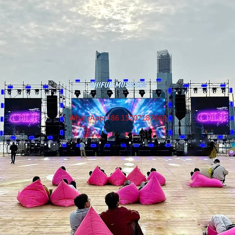 Raybo P3.9 Video Wall LED Display Big Screen Price Indoor LED Screen Panel Board Stage Background LED Display For Concert Even