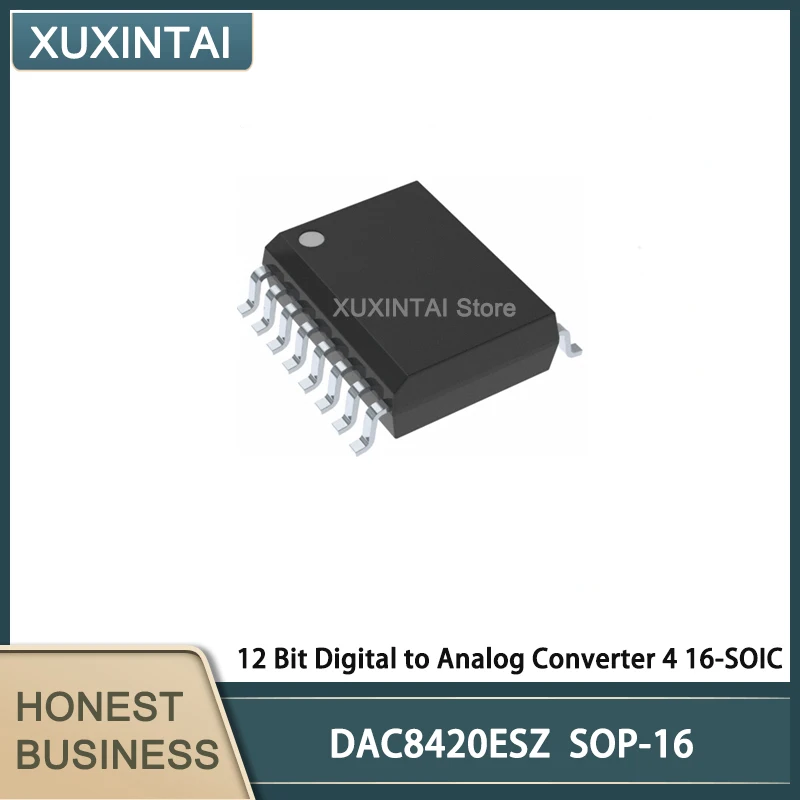 

5Pcs/Lot New Original DAC8420ESZ DAC8420 12 Bit Digital to Analog Converter 4 16-SOIC