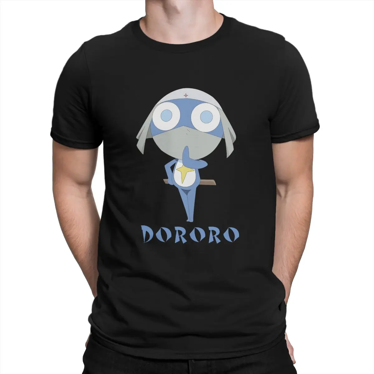 Lance Corporal Dororo Reporting Special TShirt Sgt Frog Keroro Gunso Cartoon Anime Leisure T Shirt Hot Sale T-shirt For Adult