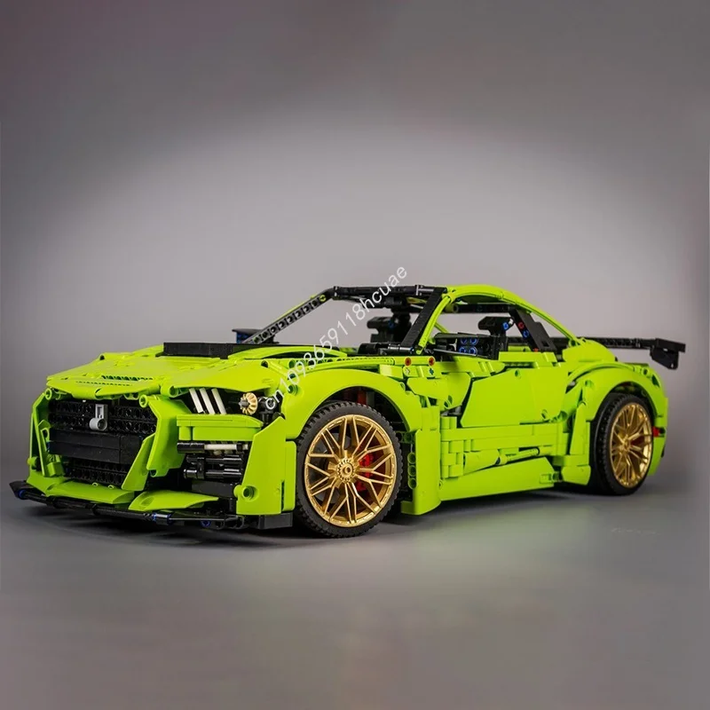3152 pçs moc forded mustangesd shelby b modelo blocos de construção técnicos brinquedos construção diy presente natal tijolo criativo crianças