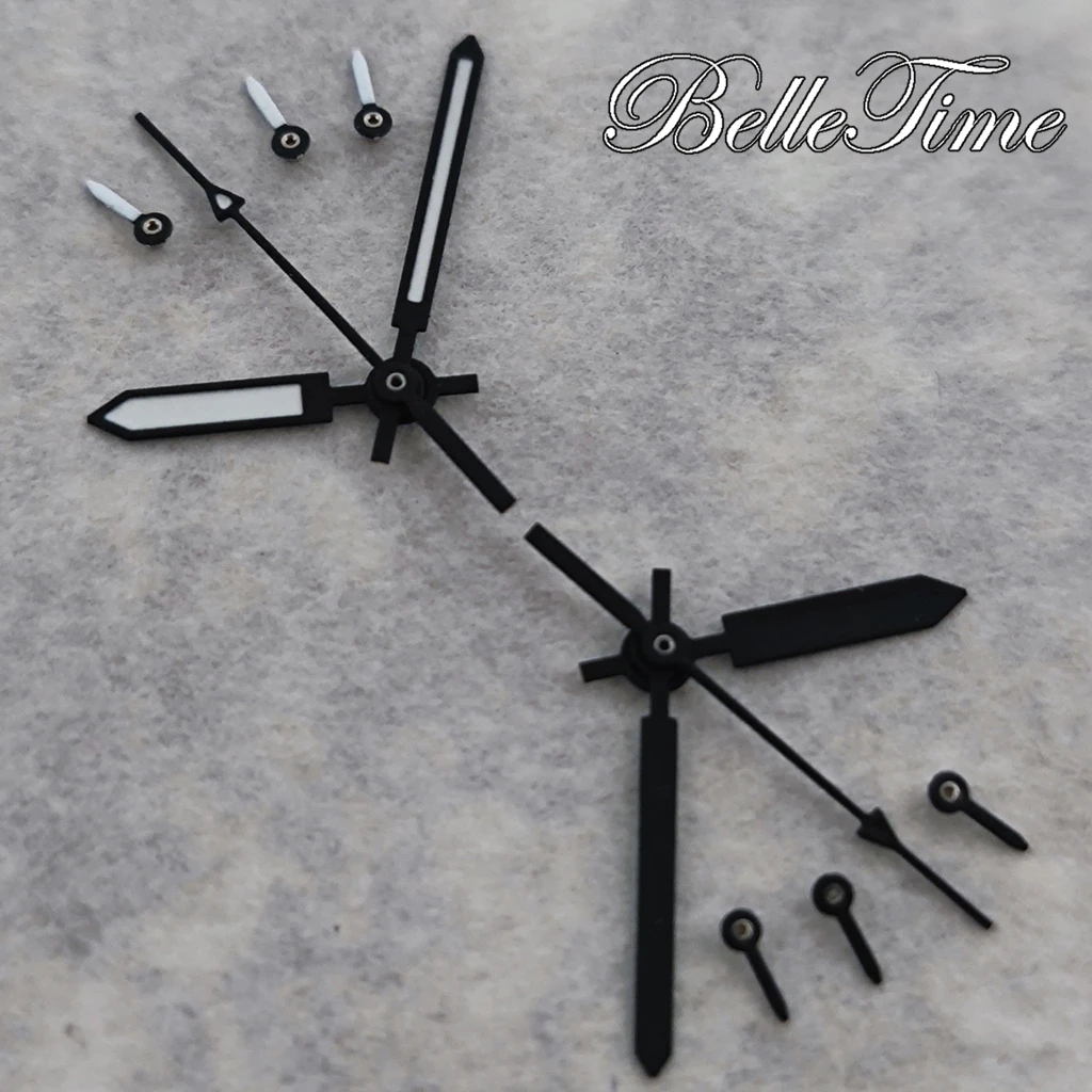 White/Black/Black Grey 6 Needles VK63 Quartz Watch Chronograph Hands Green Luminous Fit VK63A VK64 Quartz Movement Accessories - view 4