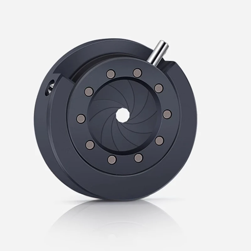 Adjustable Aperture 1-12MM Manual Zoom Optical Iris Diaphragm Condenser for Camera Microscope Adapter With 10 Blades