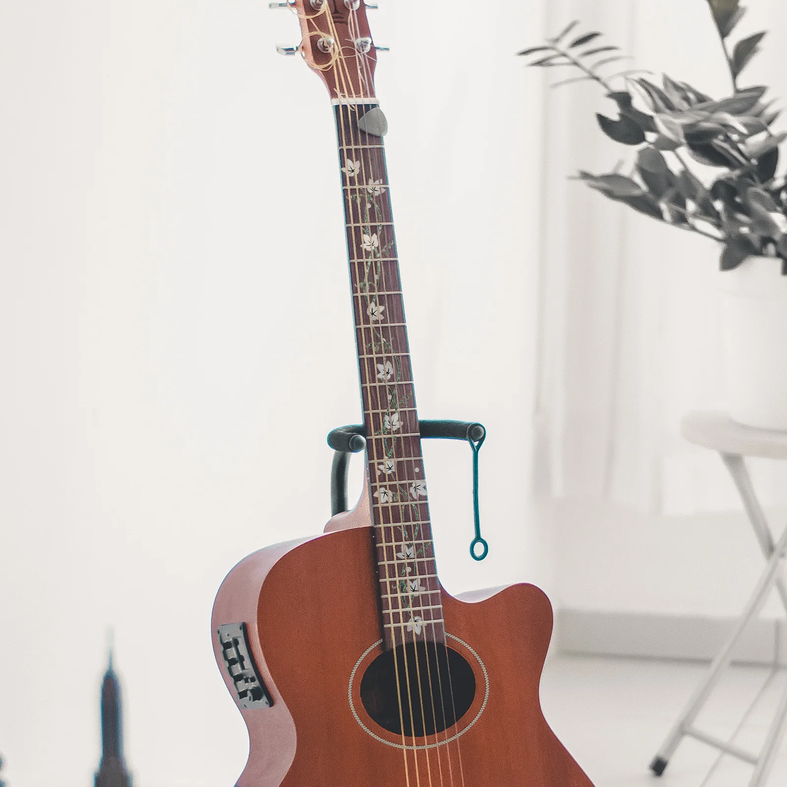 

Guitar Sticker Decors Exquisite Craftsmanship Durable Creative Patterns for Fretboard Easy to Apply Guitar Decoration