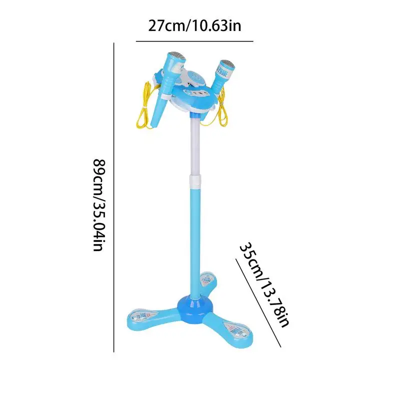 ميكروفون للأطفال مع حامل ، آلة الكاريوكي ، مشغل الوقوف ، ألعاب الأطفال ، الوقوف