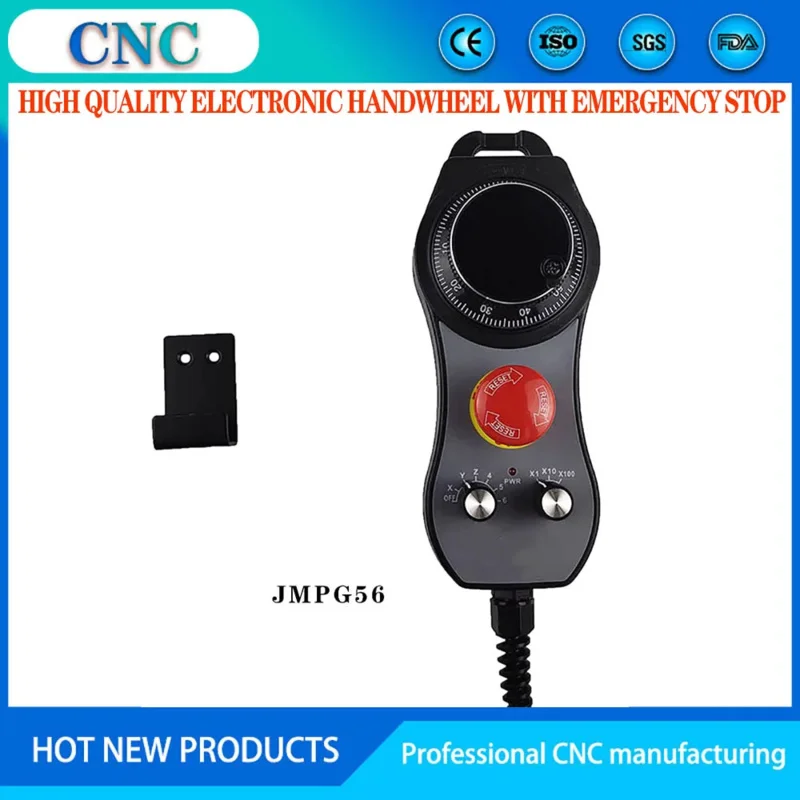 

4- 5- 6-axis cnc standard 5v mpg mach3 motion control system, emergency stop electronic handwheel