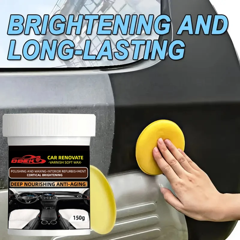 

Прозрачный восстанавливатель автомобильного пластика ODEK-восстанавливающее восковое покрытие для салона и панели автомобиля, восковой лак для автомобиля