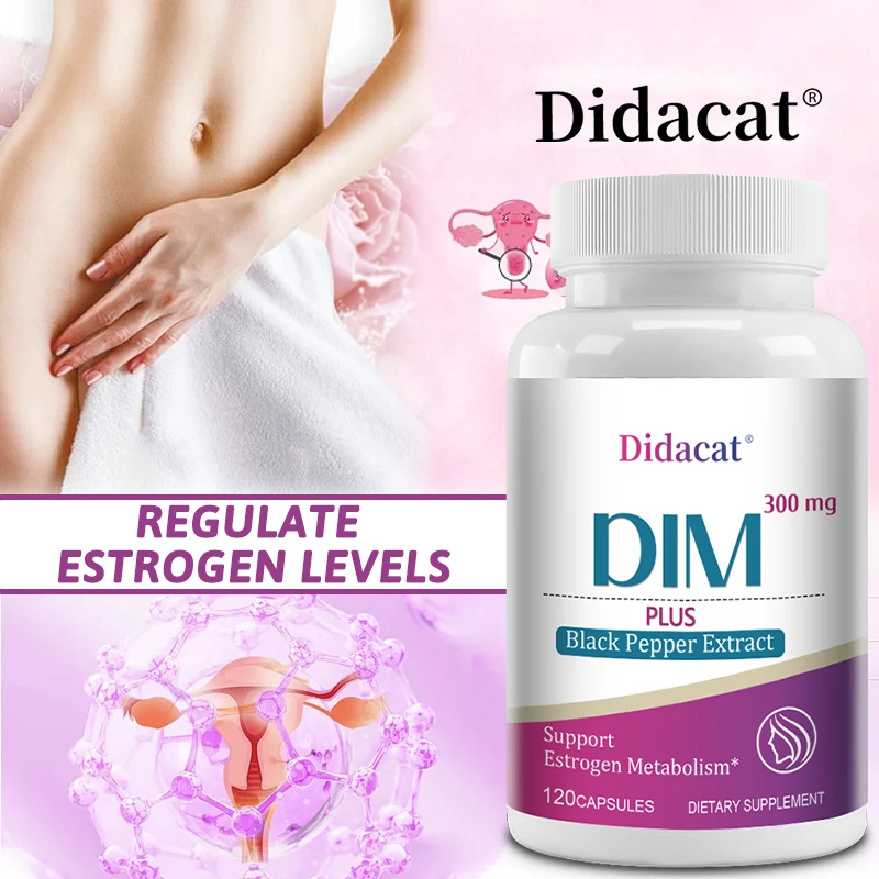 

DIM Supplement Complex Estrogenic Menopause, Hot Flashes and Night Sweats, PCOS and Estrogen Metabolism Support Supplement