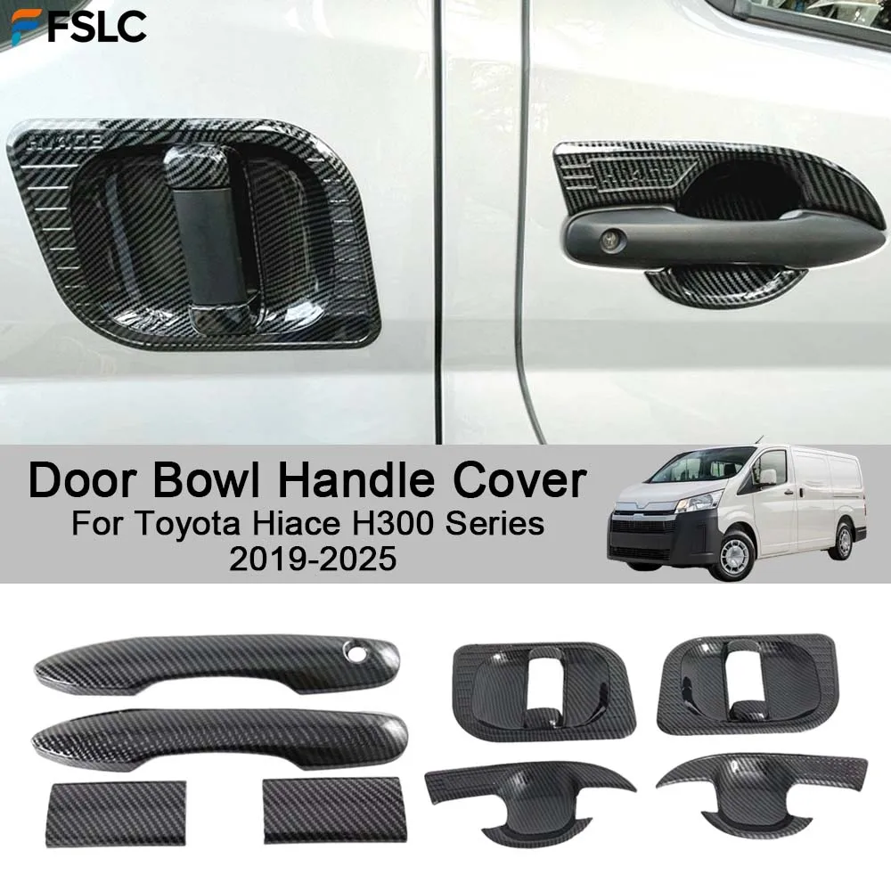 

Cars Accessories Door Bowl Handle Cover For Toyota Hiace H300 Series 2019-2025 Car Decoration Styling Upgrade Modify A Car