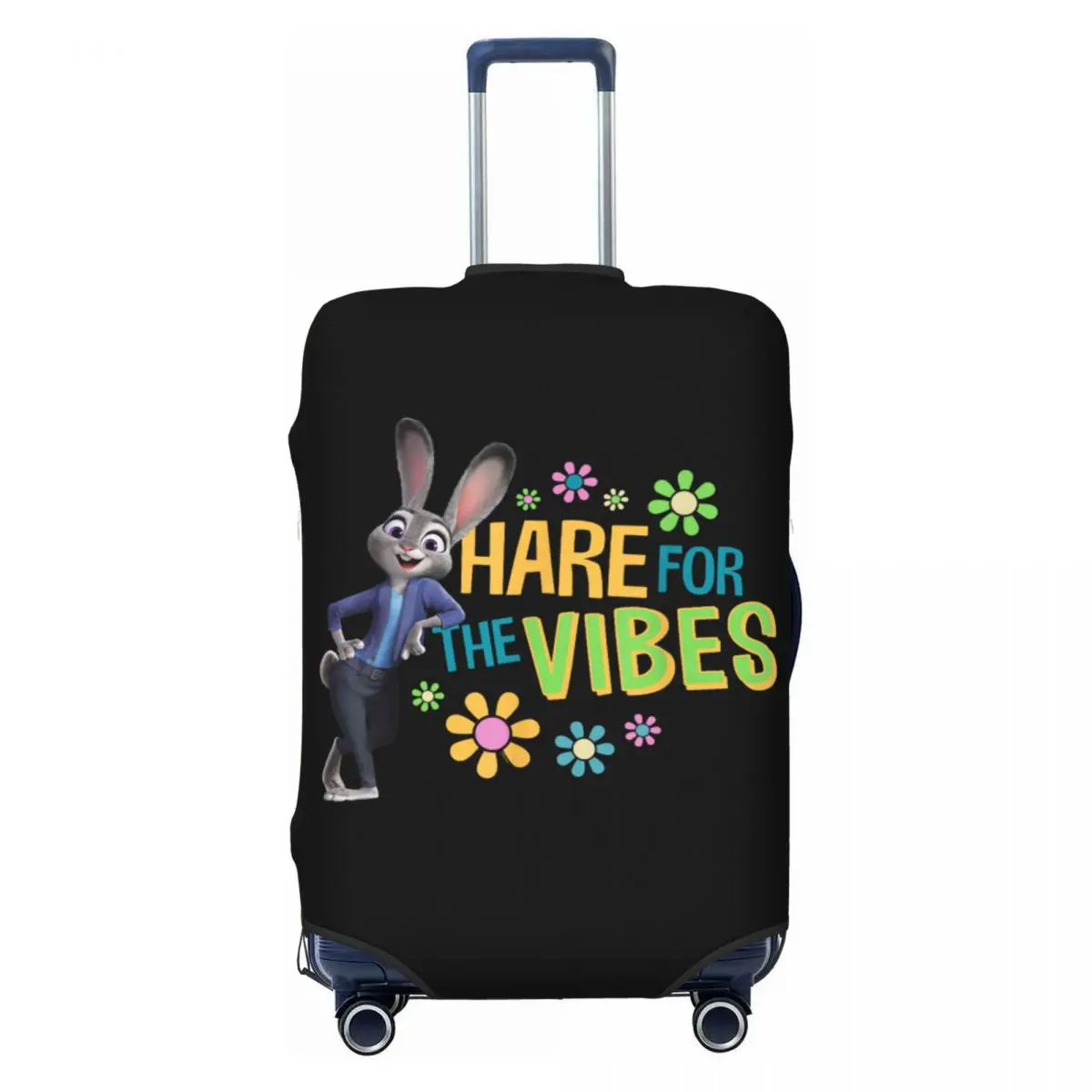 

Zootopia 2 Judy Hopps Hare For The Vibes Funny Suitcase Cover Useful Cruise Trip Protector Luggage Supplies Flight