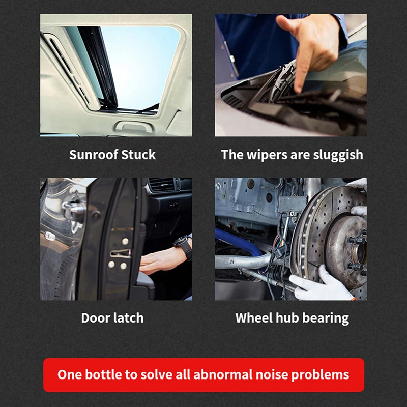 Sunroof mobil melacak lemak pelumas pintu, tidak normal kebisingan antikarat minyak putih perawatan mekanis minyak minyak pelumas