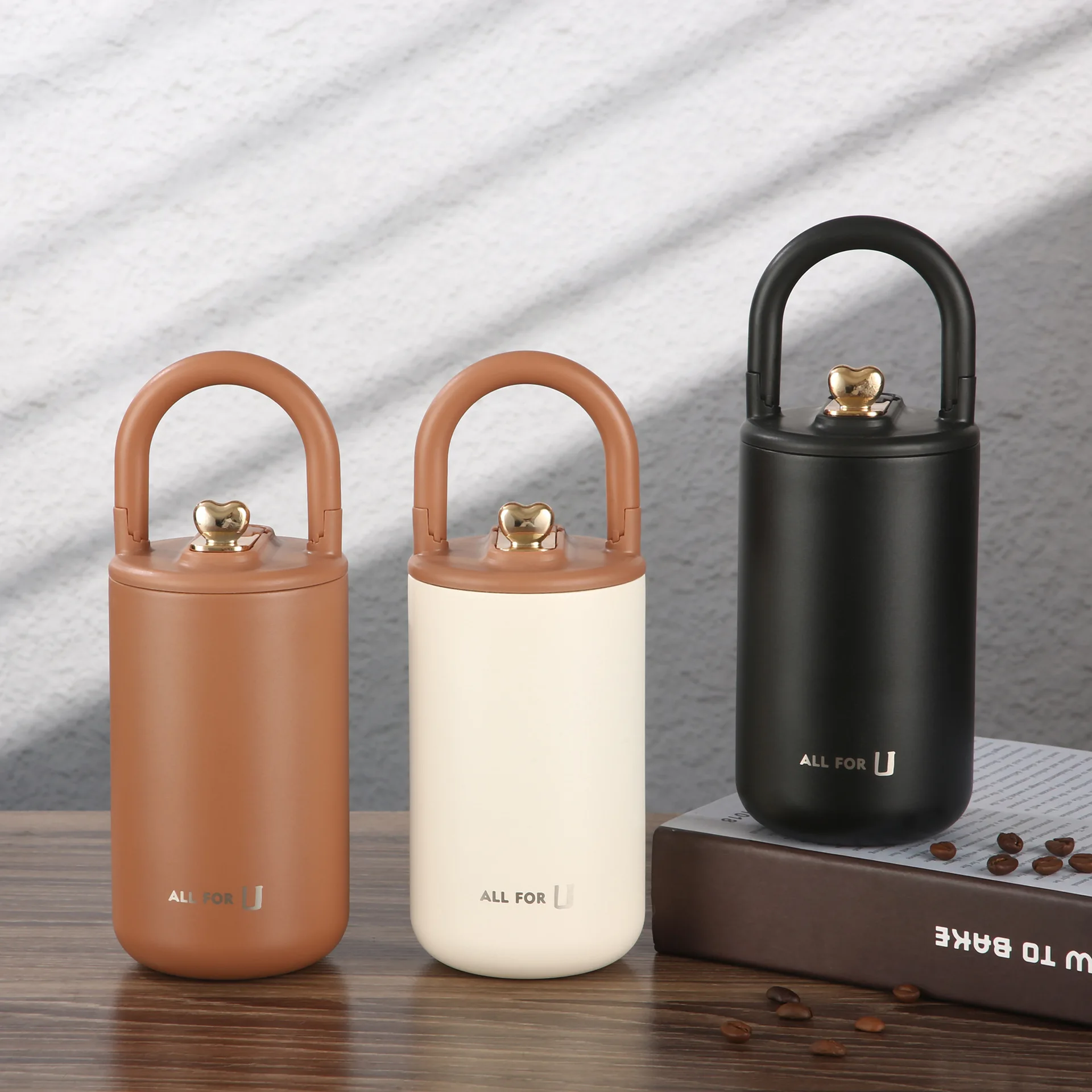 

Изолированная чашка из нержавеющей стали 304, ценная соломенная чашка для воды для девочек, портативная уличная чашка с ручкой, подарочная чашка