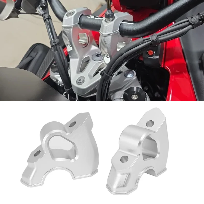 

Для BMW R 1300GS ADV R1300GSA R1300 GS Adventure: Удлинитель-адаптер для руля (райзер) с креплением Drag Handle Bar Clamp