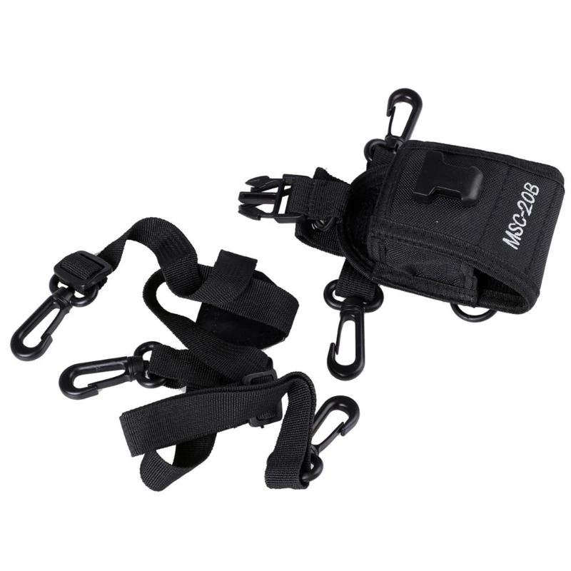 

W89C Portable Nylon Belt Bag Two Way Radio Holder Holsters Nylon Belt Case Bag Interphone Storage Bag