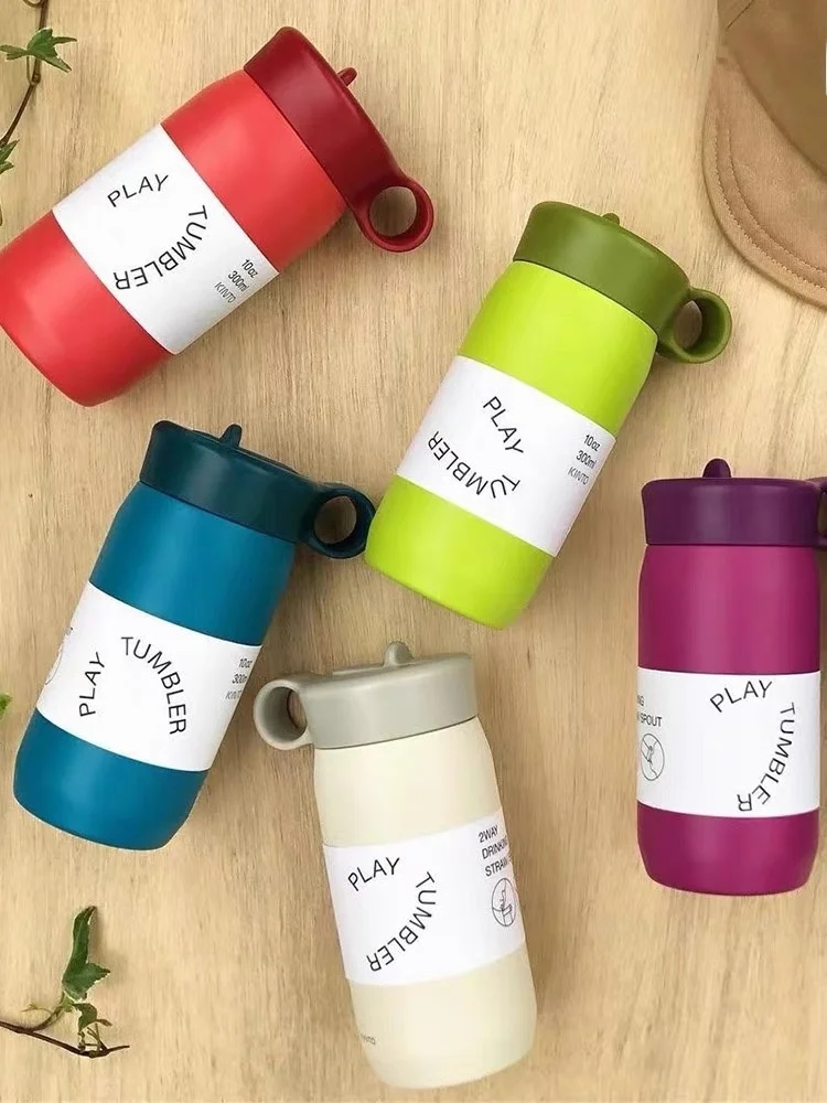 

Детская термочашка Kinto St Cup из нержавеющей стали PLAY TUMBLER Портативная изолированная бутылка для воды без протечек