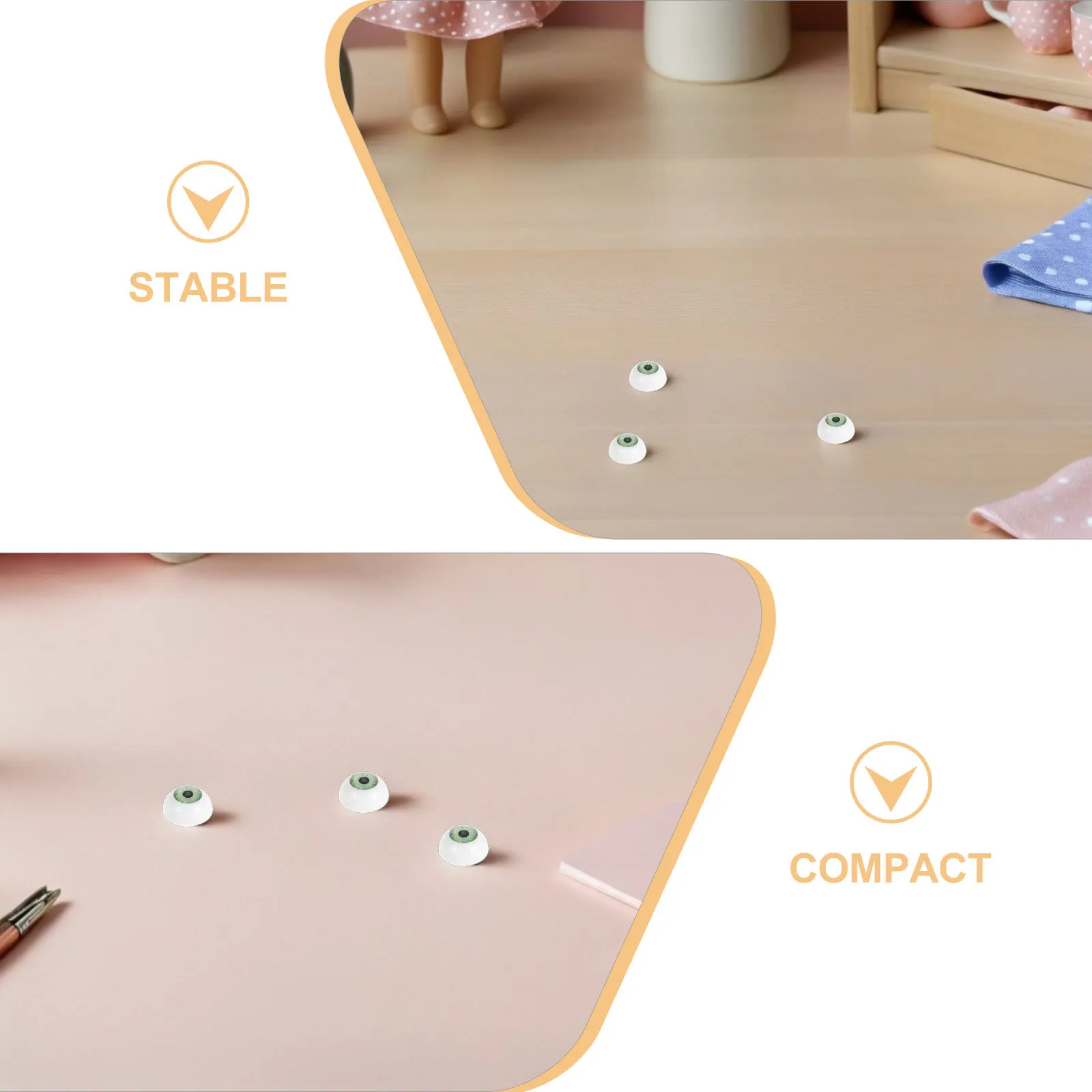 40 قطعة 20 مللي متر عيون السلامة البلاستيكية مقل العيون الحرفية الواقعية للحيوانات الكروشيه المشاريع المحشوة عيون وهمية مقل العيون وهمية #3