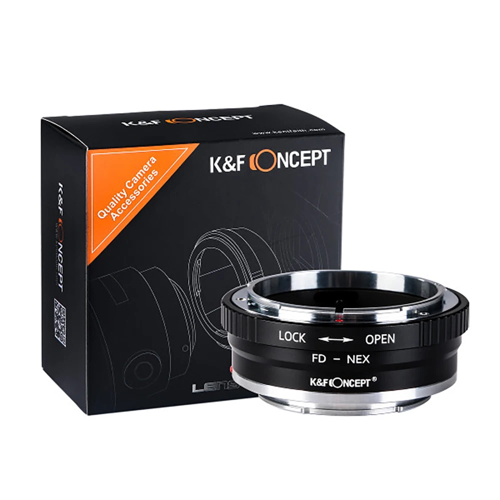 

K&F Concept FD to Sony E II Lens Adapter for Canon FD Mount Lens to Sony E a5000 a6000 A7C A7C2 A1 A9 A7S A7R2 A73 A7R4 A7R5