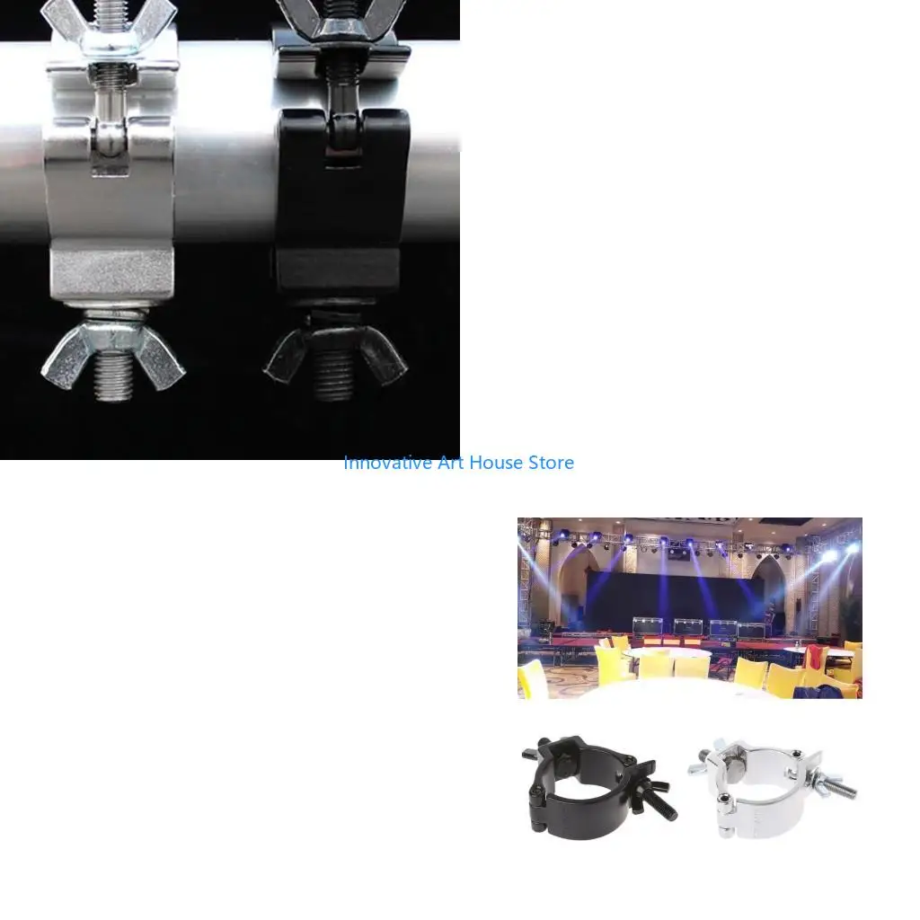 

E1PC DJ Light Aluminium Material Stage Light 100kg 48-51mm Hook Light Clamp Holder