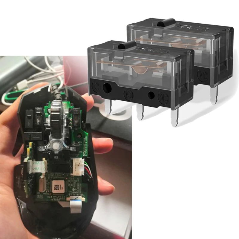 10Pcs-1Pc New Kailh GM 8.0 Micro Switch GM8.0 Gold Contactor 80 Million Click Life Computer Mouse Left Right Micro Swicth Button