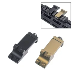 45 Degree Angle Offset Side Adapter RTS 20mm Picatinny Rail Red Dot Sight Weapon Light Lasers Flashlight Accessories