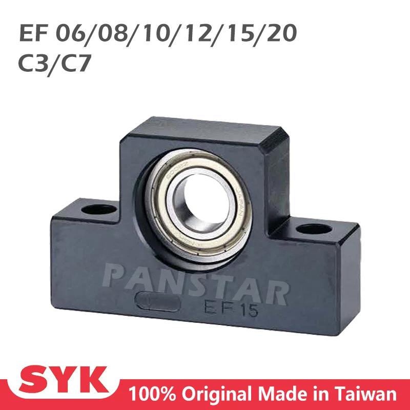 SYK Taiwan Support Unit Professional EF06 EF08 EF10 EF12 EF15 EF20 C3 C7 for Ground Ball Screw TBI HIWIN Premium EKEF CNC Parts