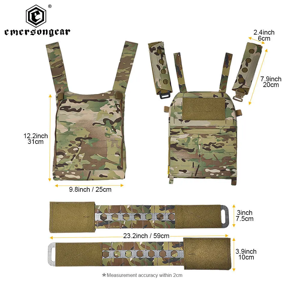 Emersongear V5 FRO Chaleco Táctico Portador de Placa Nylon Airsoft Caza - imagen 2