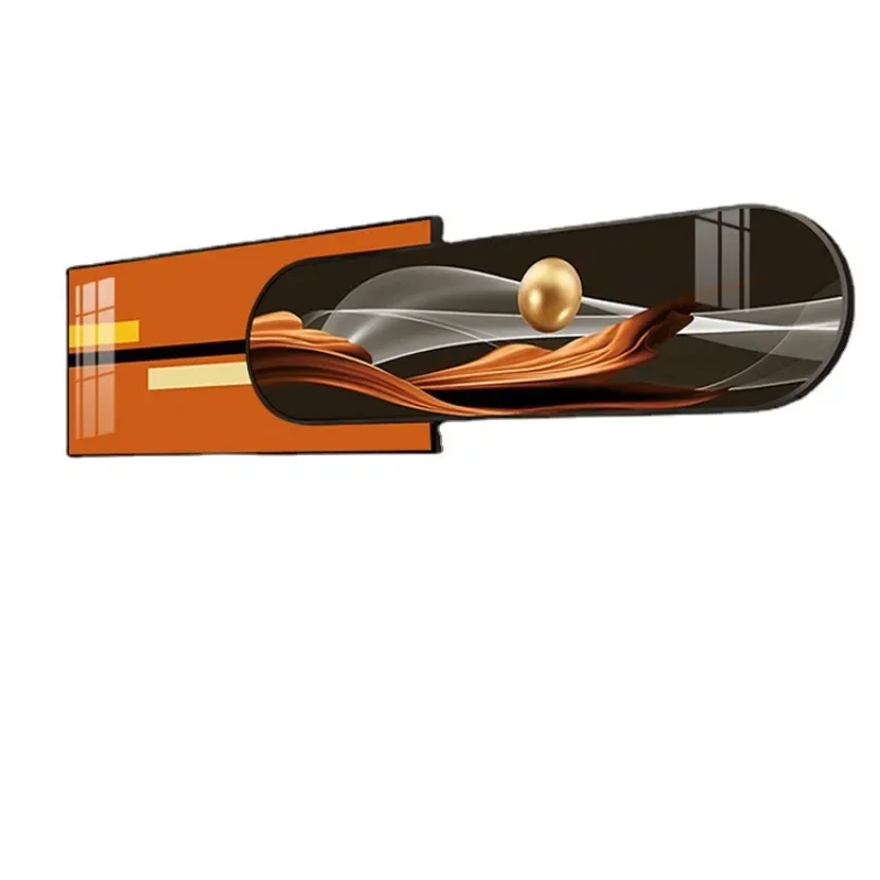 

New Nordic crystal porcelain living room hanging painting light luxury modern simple superposition