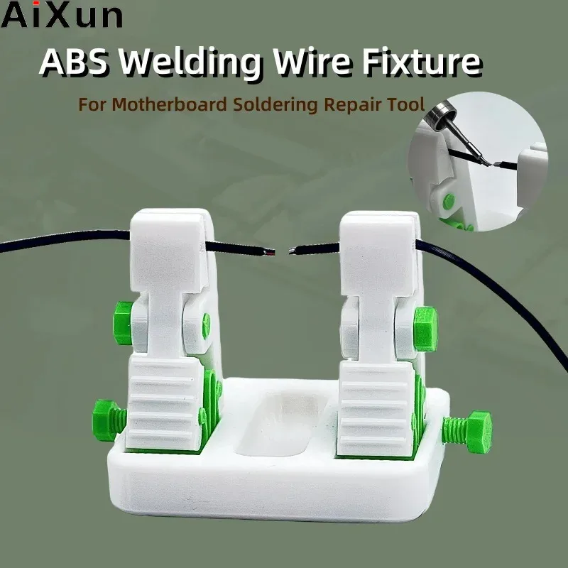 

New ABS Soldering Wire Holder Fixture Fixed Thick And Thin Wire Clamps Cable Clamps Repair Tool For Motherboard Soldering