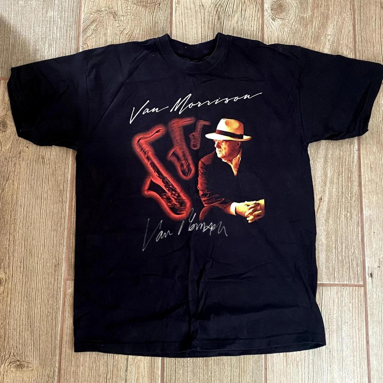 Vintage Van Morrison Reprint Cotton Black S-2345XL For Men Women T-Shirt GC1152