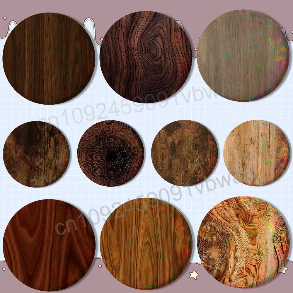 

environmentally friendly Wood Badges Badges On Backpack Jacket Cartoon Round Brooches Acrylic Button Pins Collection Gifts