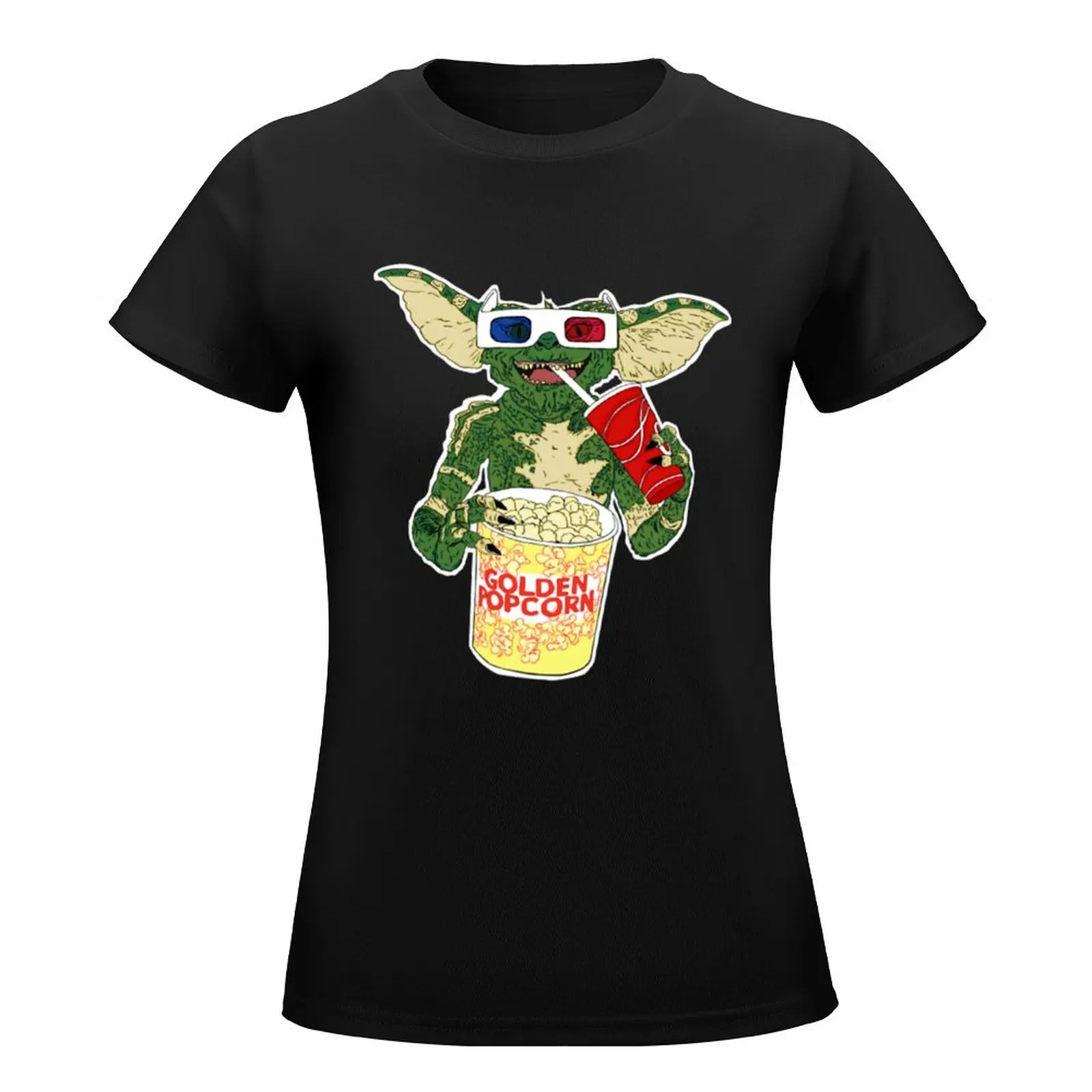 Gremlins Popcorn Gremlin T-Shirt summer tops funnys summer blouses woman 2024