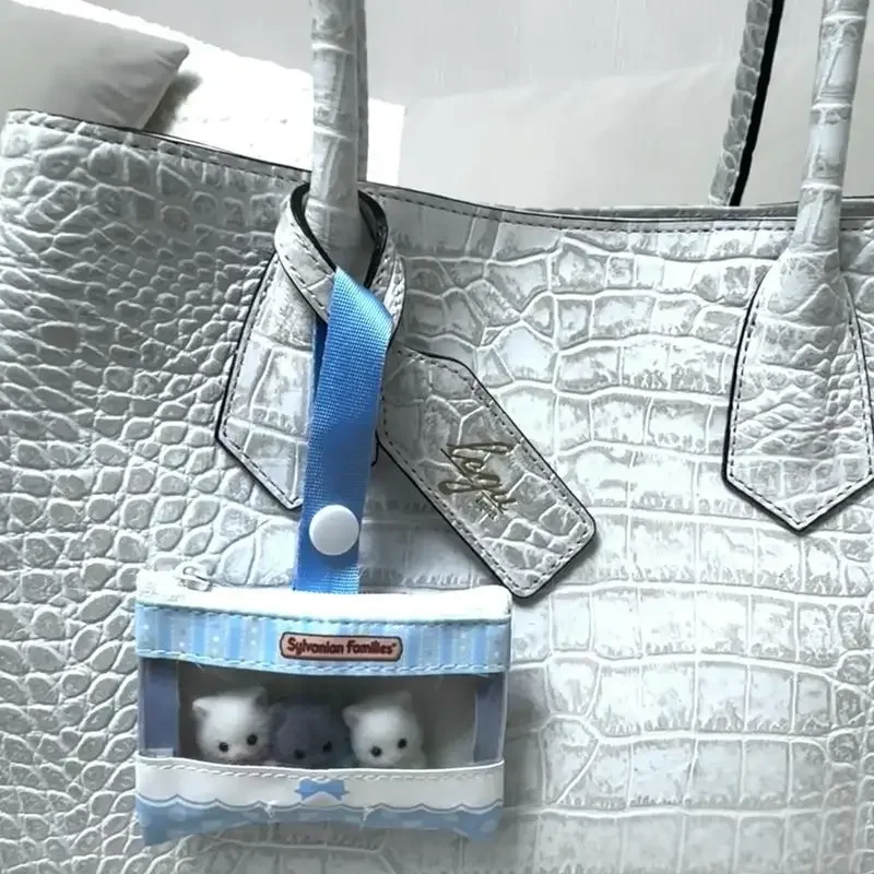 ألعاب أطفال لطيفة على شكل عائلات سيلفانيان للأولاد شخصيات تيرنورين كاليكو كريترز حقائب أطفال وسلسلة بيض هدايا للفتيات #6