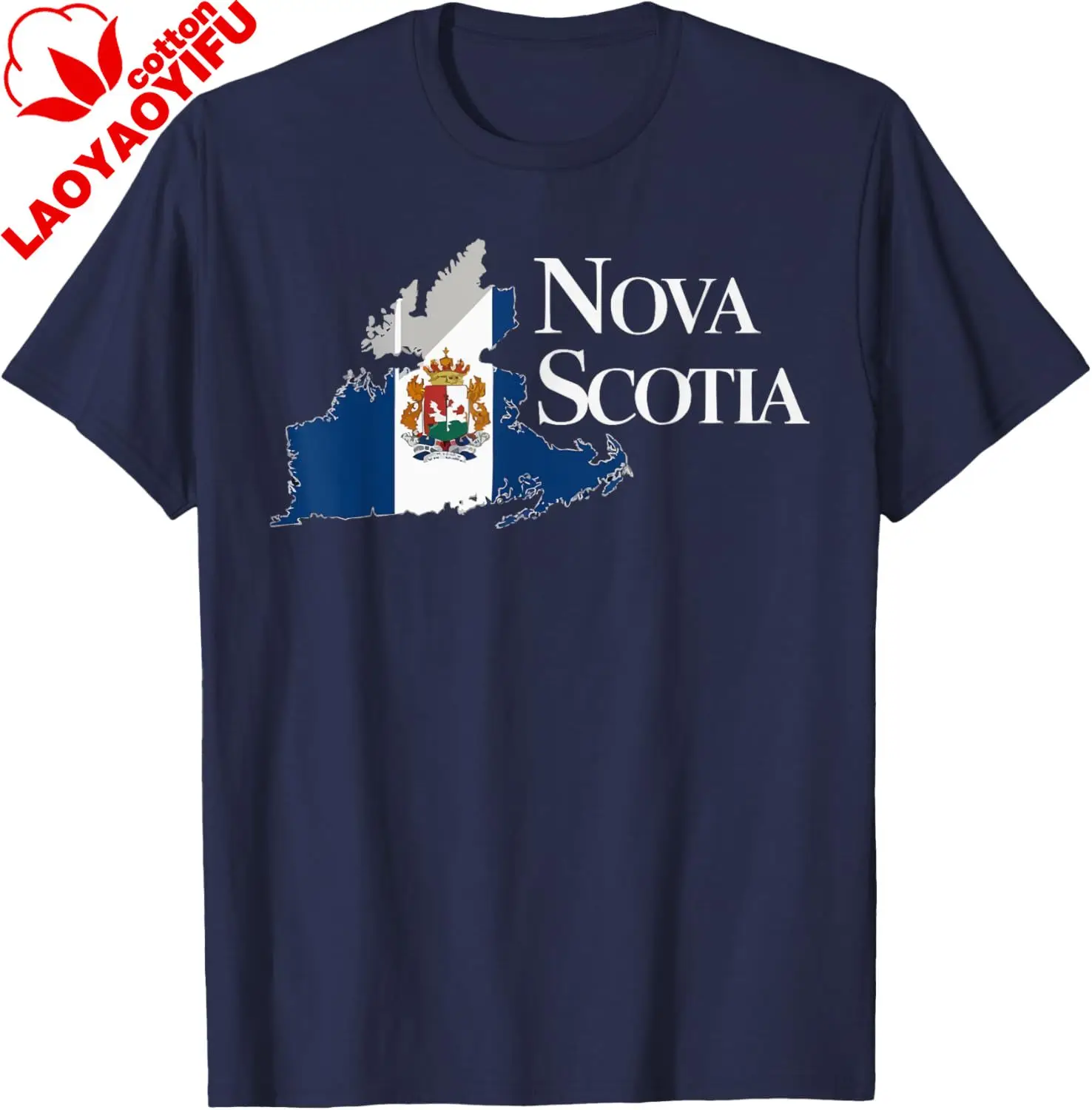 Halifax Nova Scotia Canadian Travel Vacation I Love Canada T-Shirt Custom Printed Graphic T Shirts Mens Clothing Cotton Tee