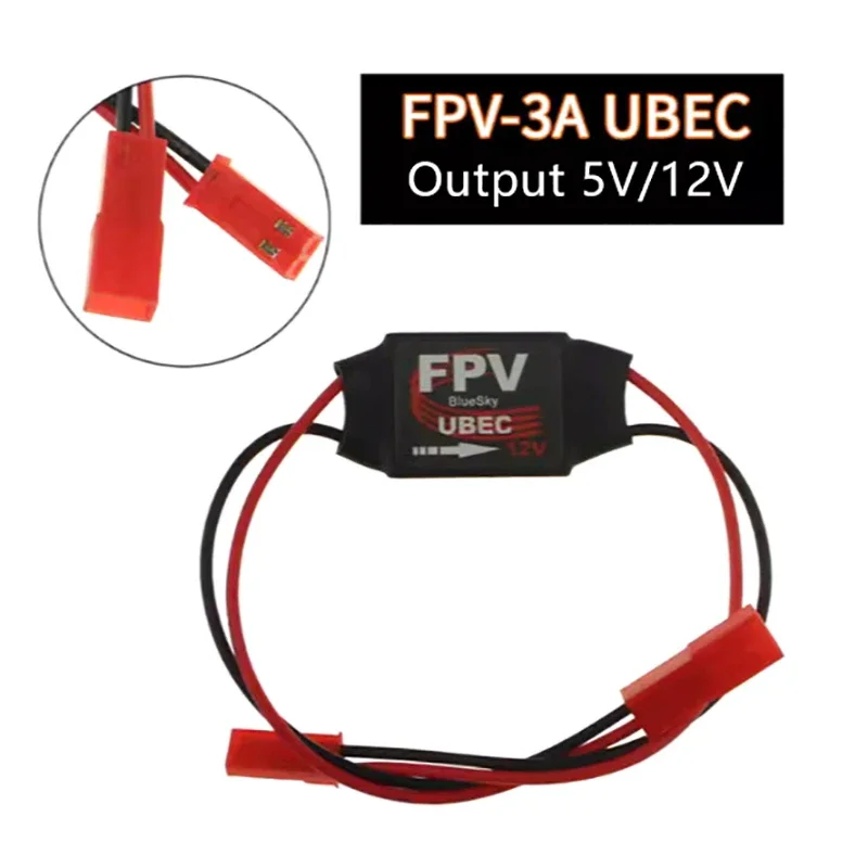 

1Pc 3A DC-DC 5V / 12V Converter Step Down Module UBEC BEC Mini BEC For RC Airplane Quadcopter Cameras Brushless Gimbals