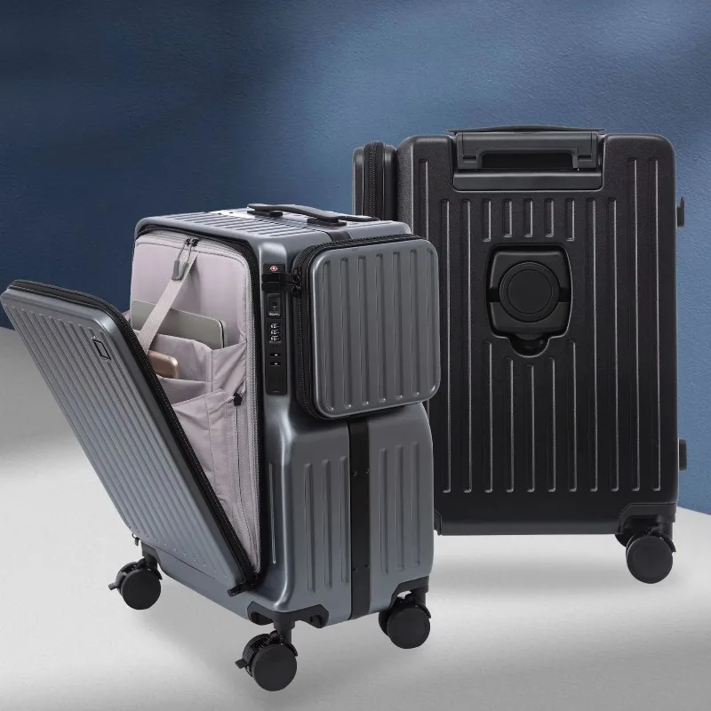 

ALL PASS New Wholesale Fashional Front Opening Password Travel Suitcase Set with Laptop Compartment Bag Suitcases Luggage