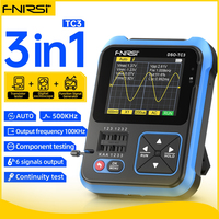 FNIRSI DSO-TC3 Handheld Digital Oscilloscope Transistor Tester 3 in 1 Multifunctional Electronic Components Tester LCR Detector