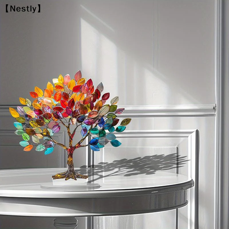 1Pcs 2D Acrylic Lily Flower Table Ornament For Living Room Desktop And Office Decor Valentine's Day Wedding Decoration〔Nest〕