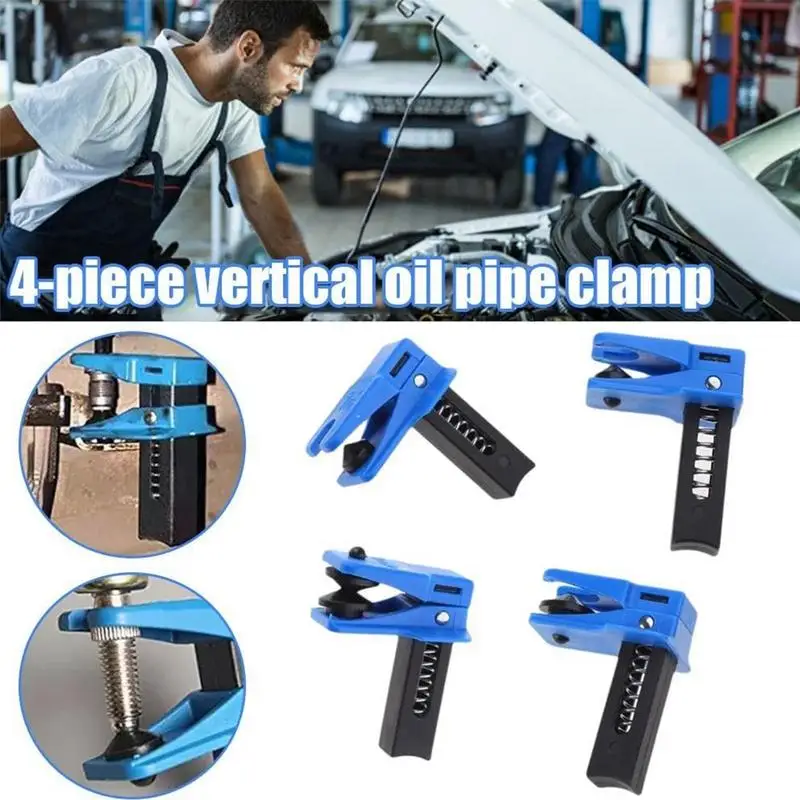 4PCS Set di tappi per liquidi Set di linee di liquido dei freni Spina Kit di tappi per linea in acciaio automatico per tubo flessibile per rail carburante Linea A/C Linea freno Raccordo Banjo