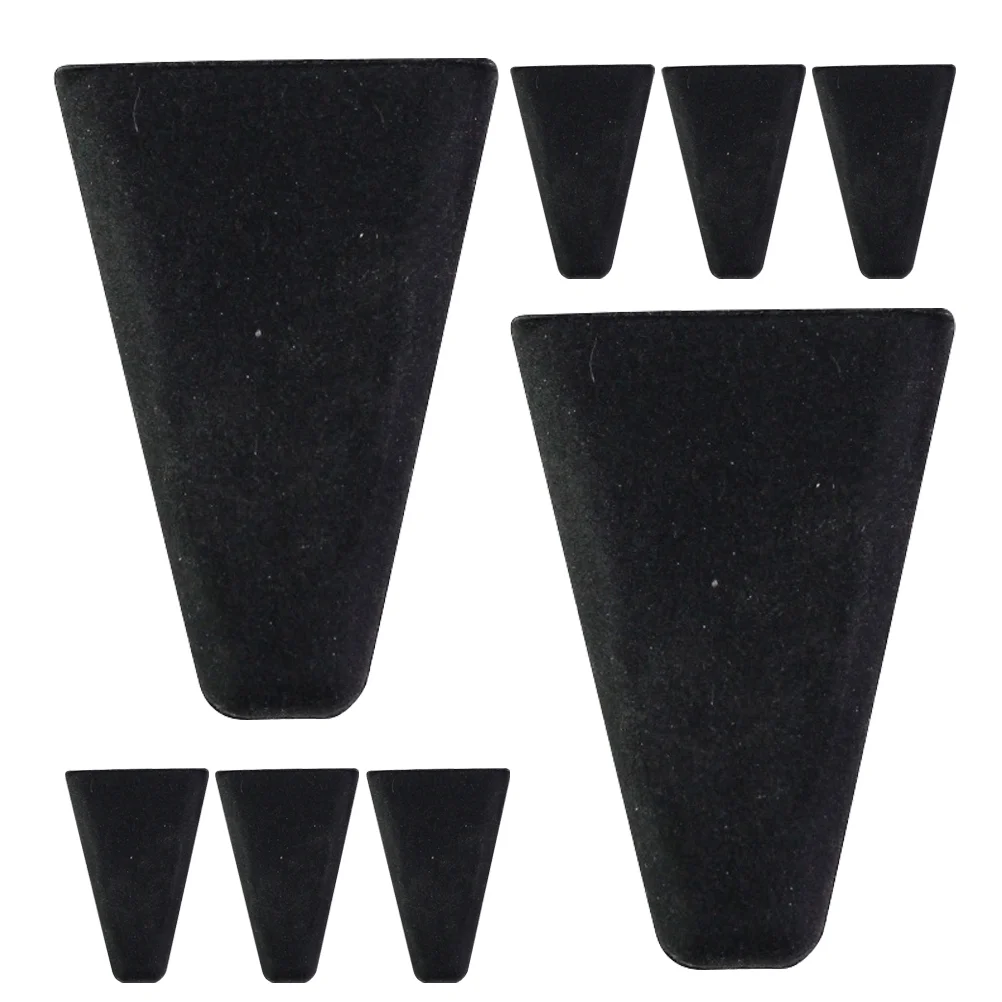

8 Pcs Airfryer Dewatering Rack Buffer Pad Bumpers Covers Tray Feet Portable Silicone for Oven Black Basket Replacement