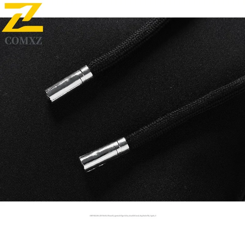COMXZ Functional Cotton Coat 2025 New Men Trendy Double Layer Hooded Jacket Thickened Korean Style Warm Windproof Outerwear