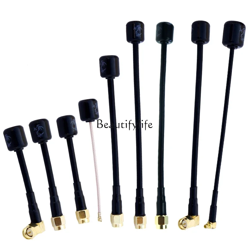 Passthrough Machine 5.8G Antenna Mmcx Left-Right Circular Polarization IPEX Receiving SMA