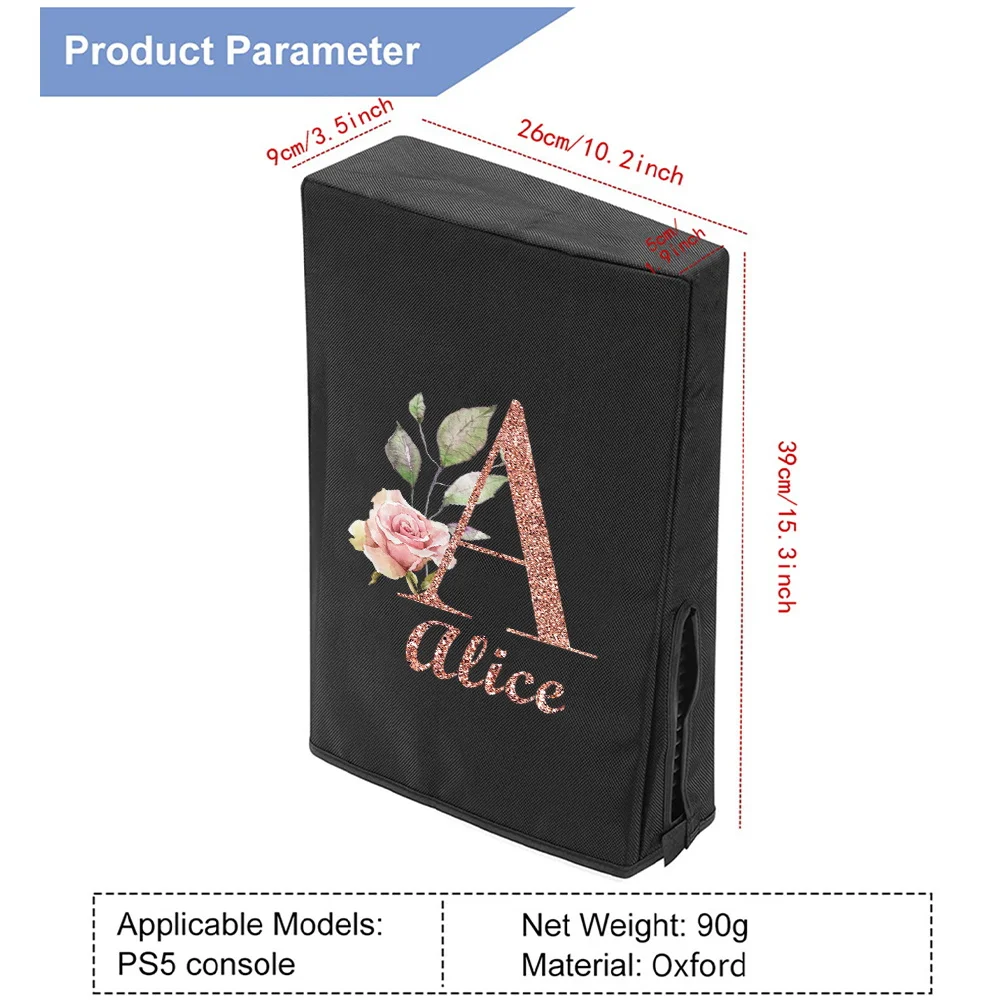 Personalized Customized PS5 Dust Cover Waterproof and Scratch-resistant Fashion Casual Printing Pattern Protective Cover