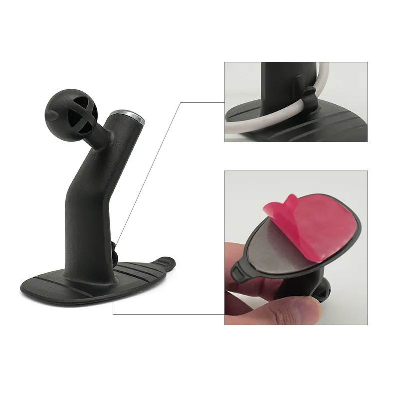 Self Adhesive Car Mount Base Adhesive Bracket Base for Center Console Dashboard Specific Navigation Phone Holder Accessories